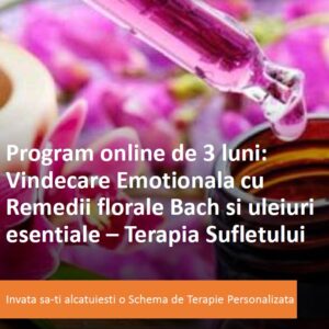 Program online de Vindecare Emotionala profunda cu remedii florale si uleiuri esentiale